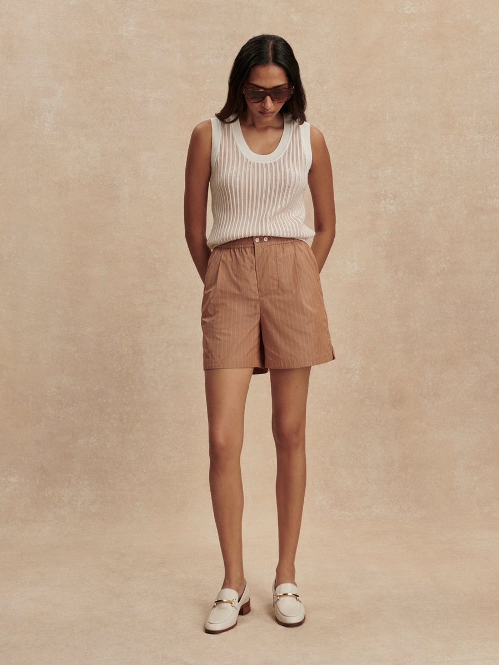Varley Aldcroft Stitch Knit Tank